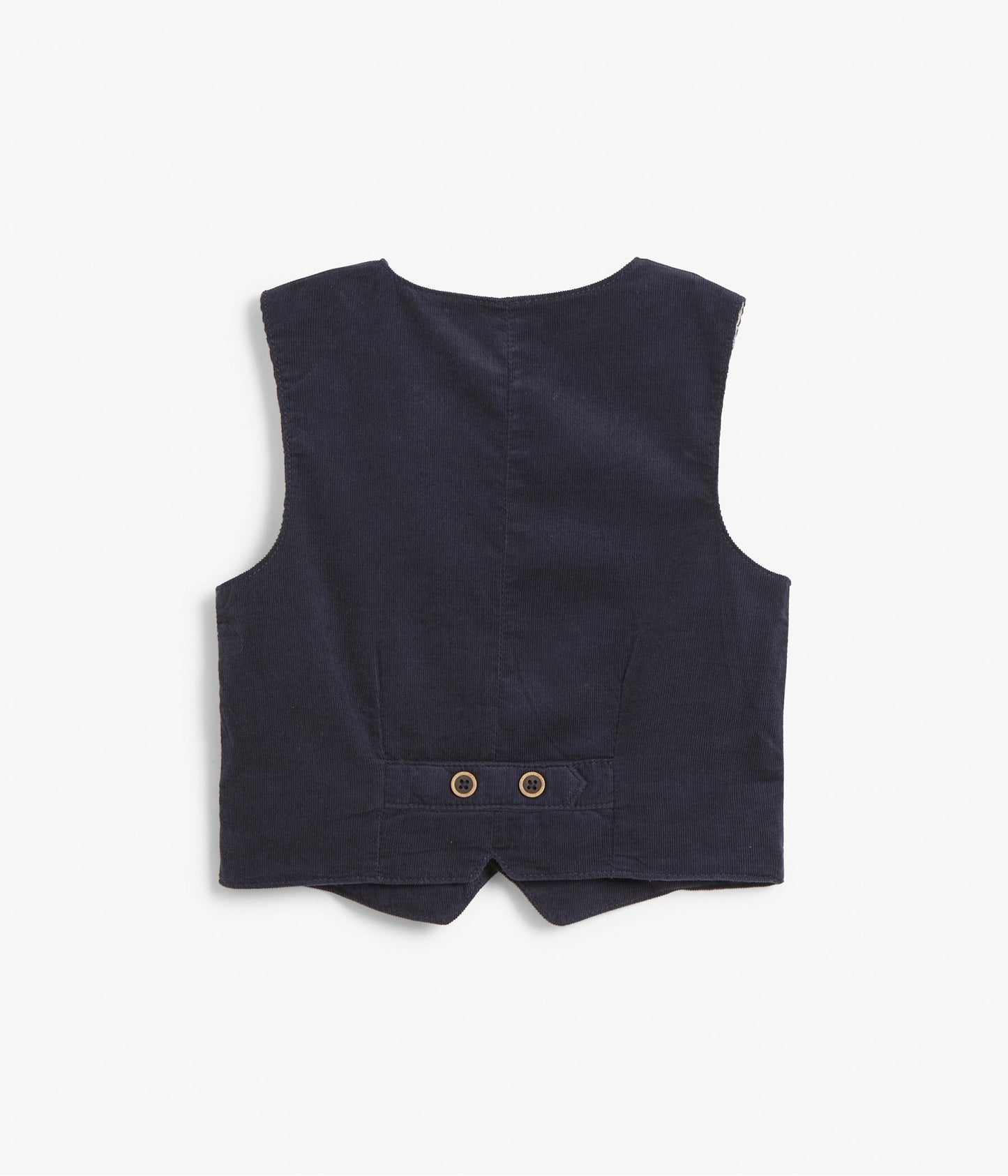 Kids blue corduroy waistcoat