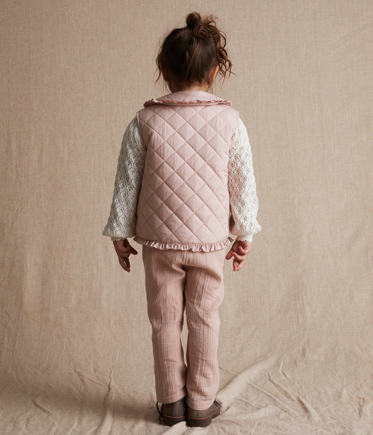 Baby & kids pink padded quilted gilet