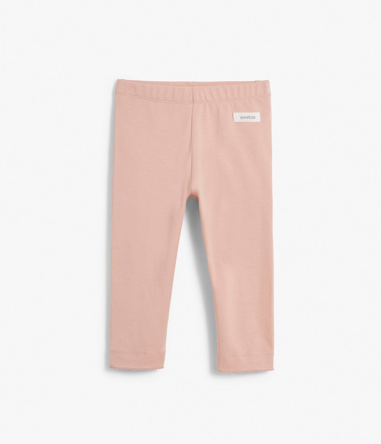 Baby pink ruffle leggings