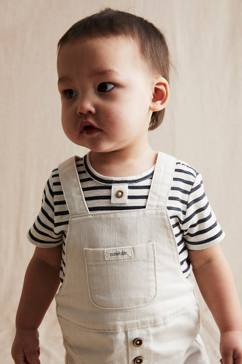 Baby blue striped bodysuit