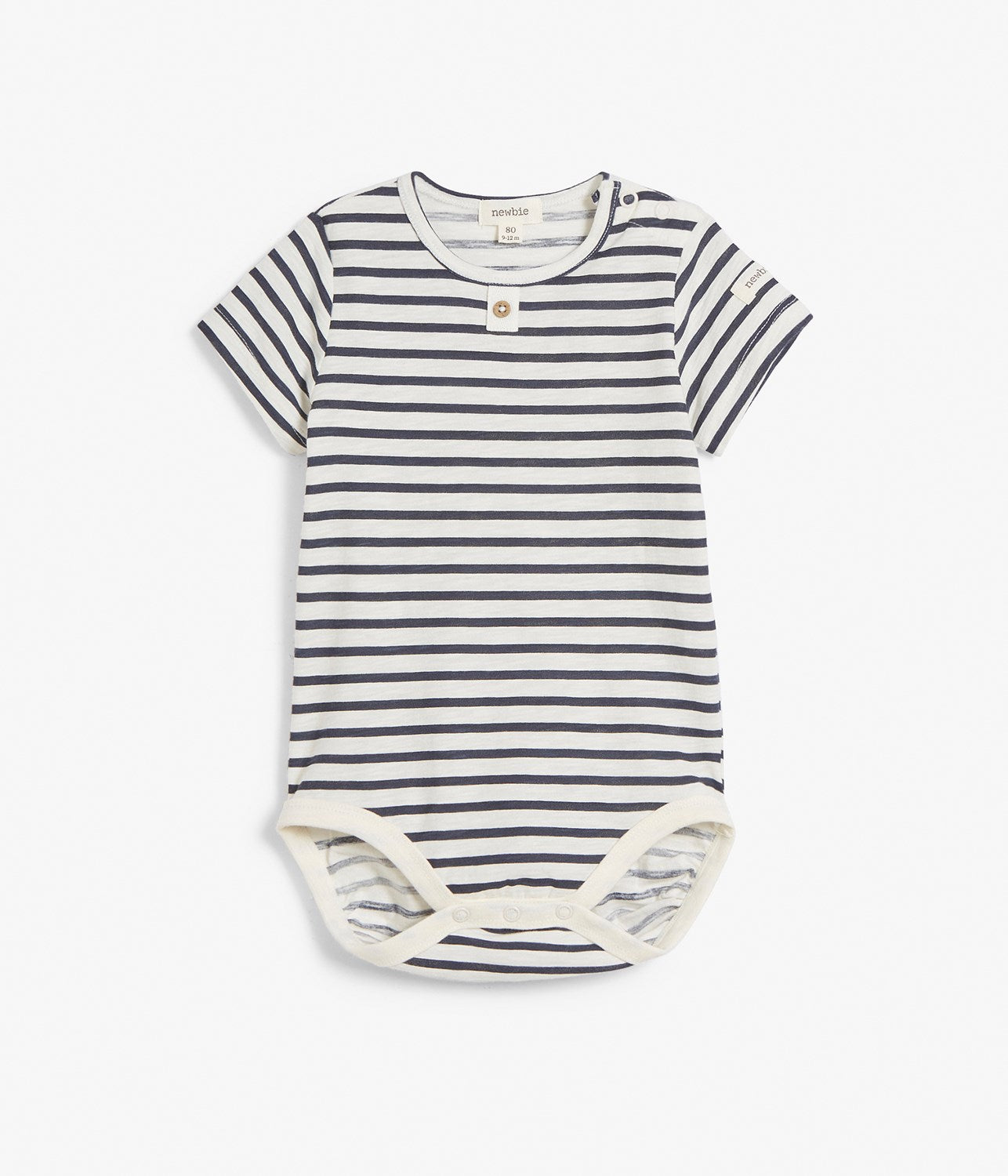 Baby blue striped bodysuit