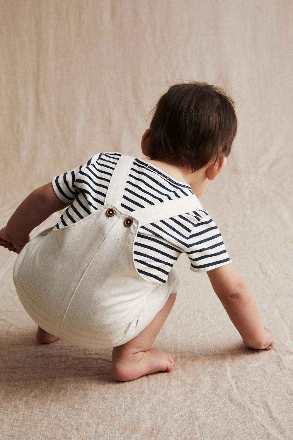 Baby blue striped bodysuit