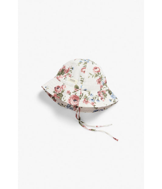 Baby & kids white floral sun hat