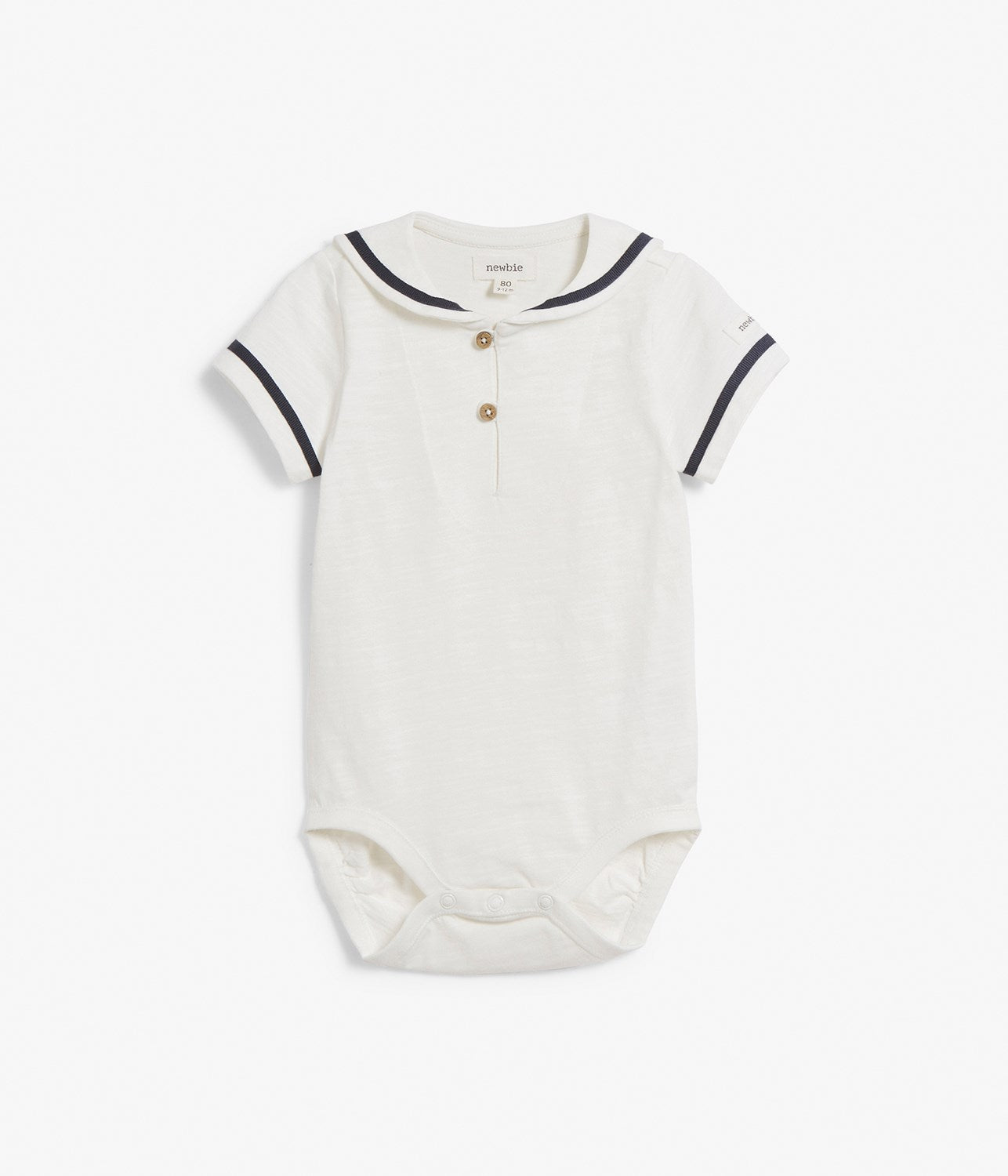 Baby white Sailor's onesie