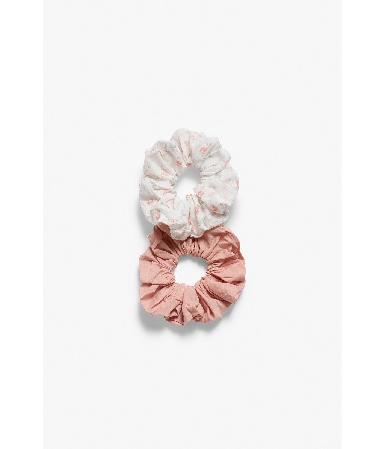 Kids pink/floral scrunchies 2pk