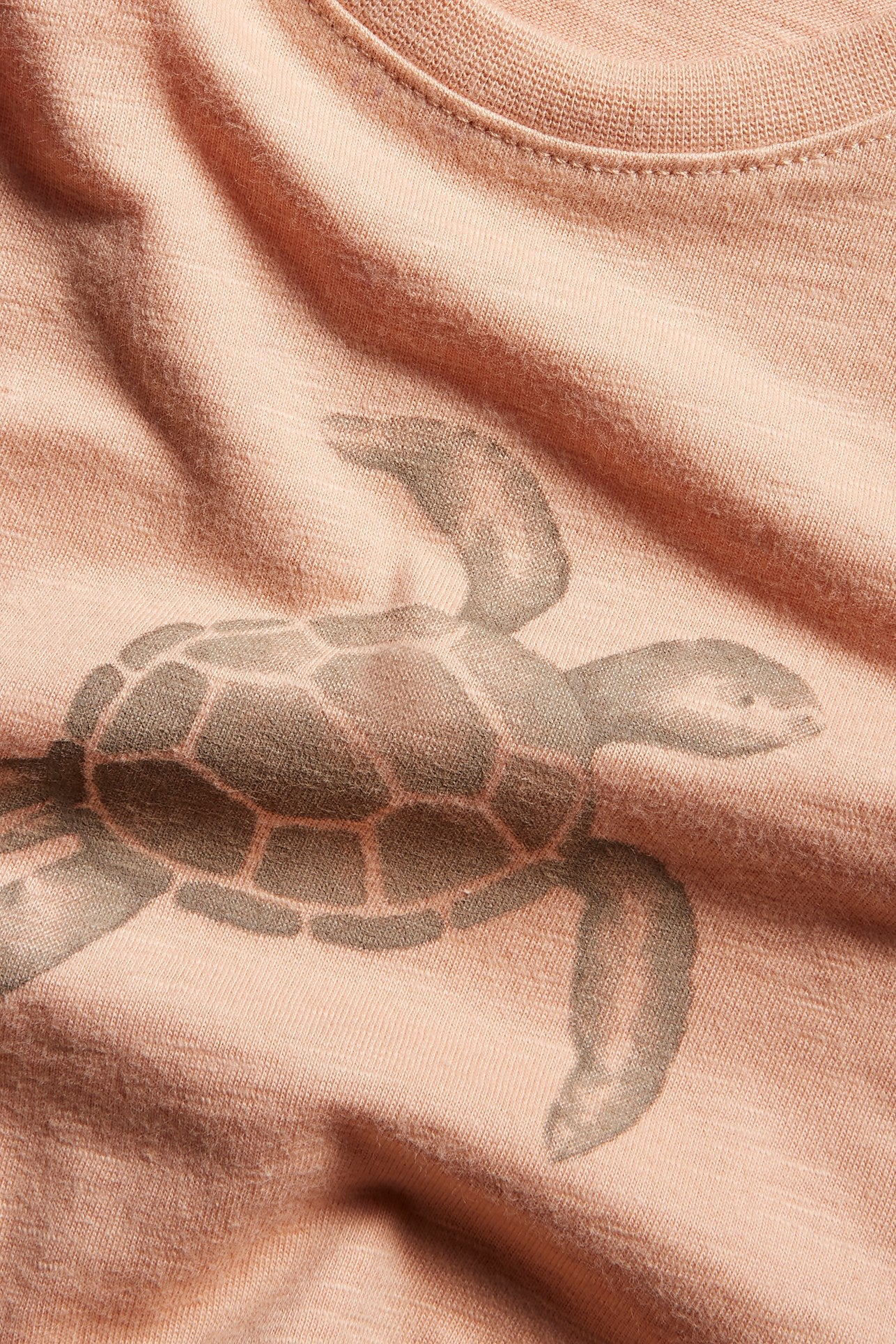 Baby coral sea turtle t-shirt