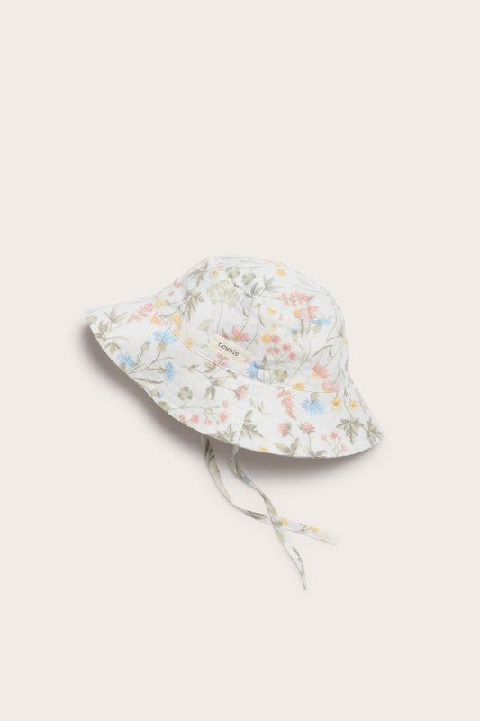 Baby & kids white meadow flower bucket hat