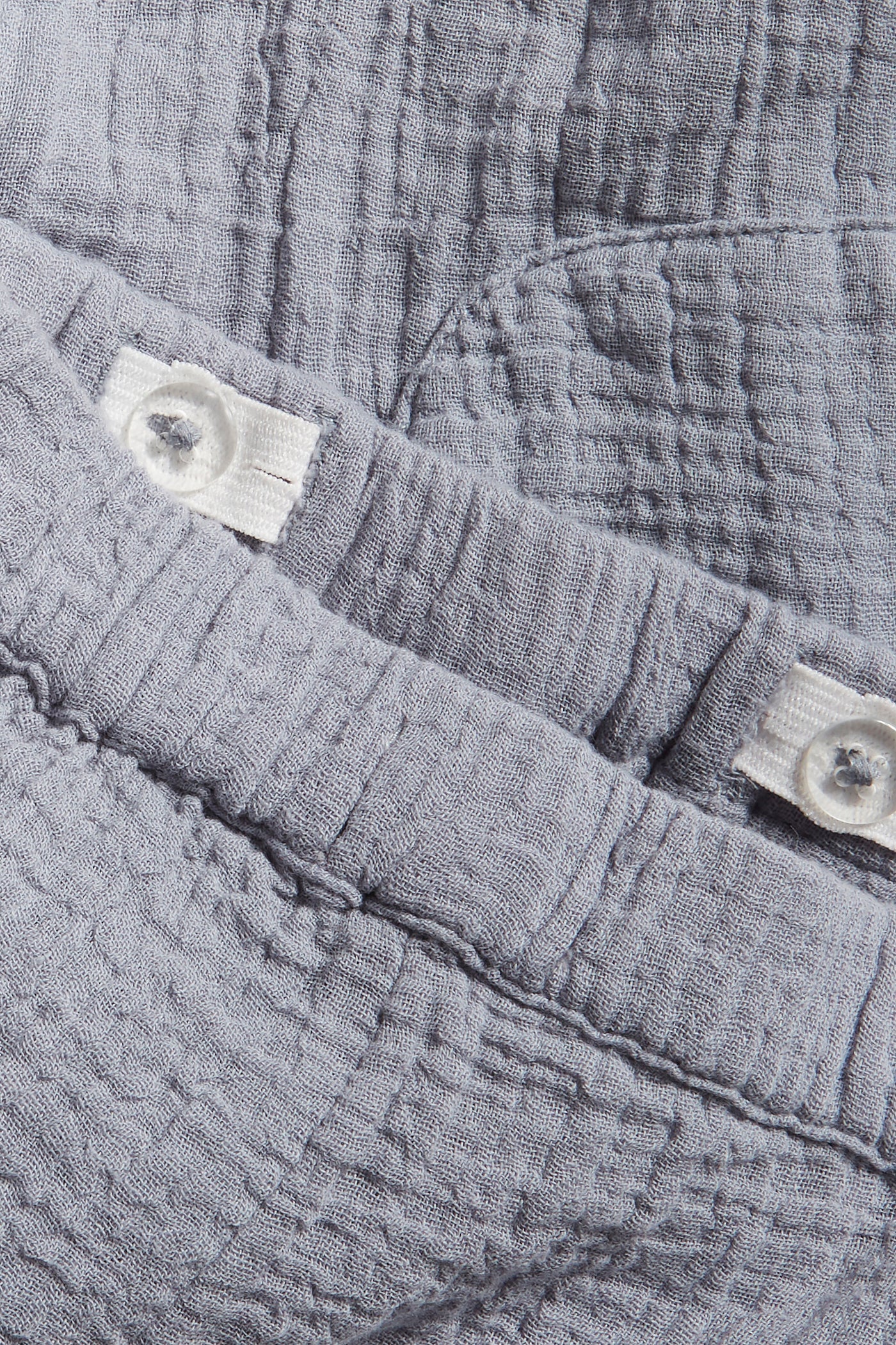 Kids blue/grey cotton muslin pants