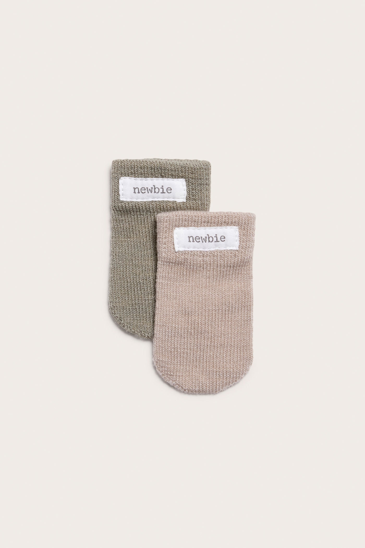 Baby multi knitted mittens 2-pack