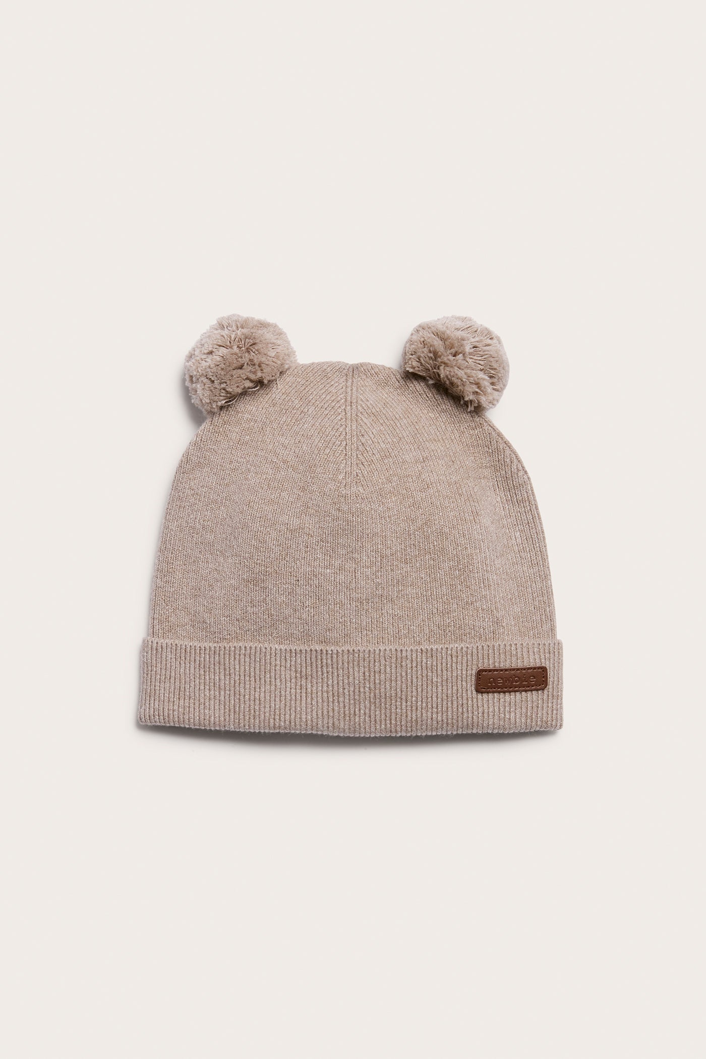 Baby & kids beige pom pom hat