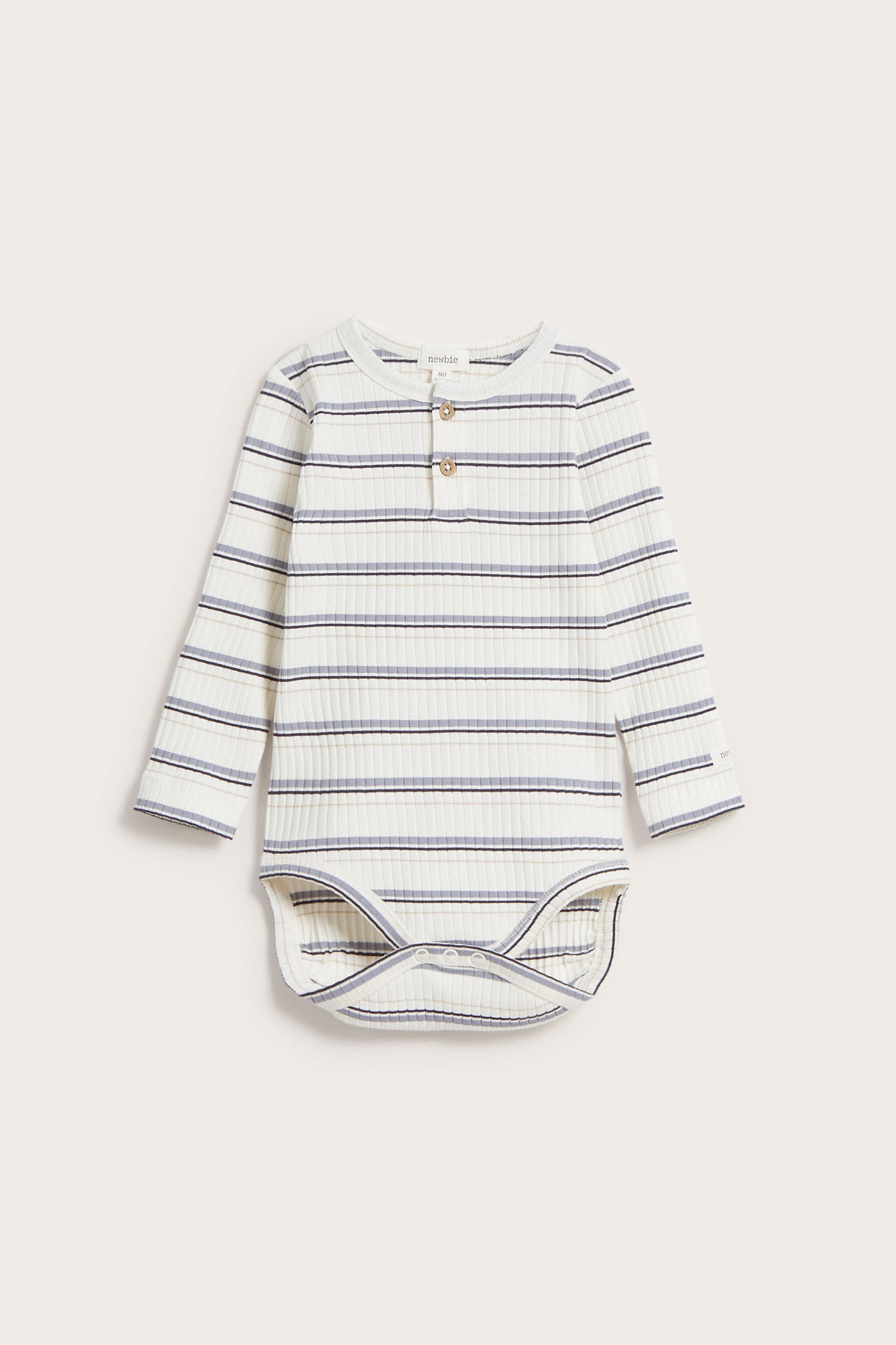 Baby blue/white striped bodysuit