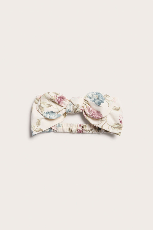 Baby & kids white floral knot headband