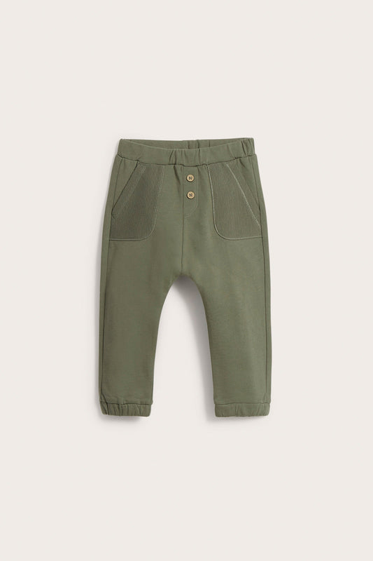 Baby woodland green joggers