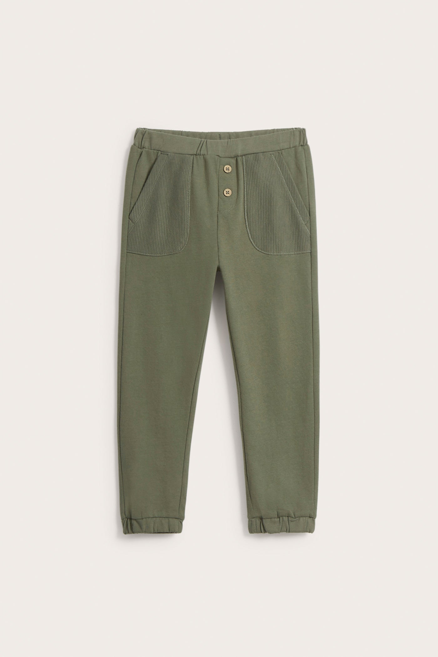 Kids green joggers