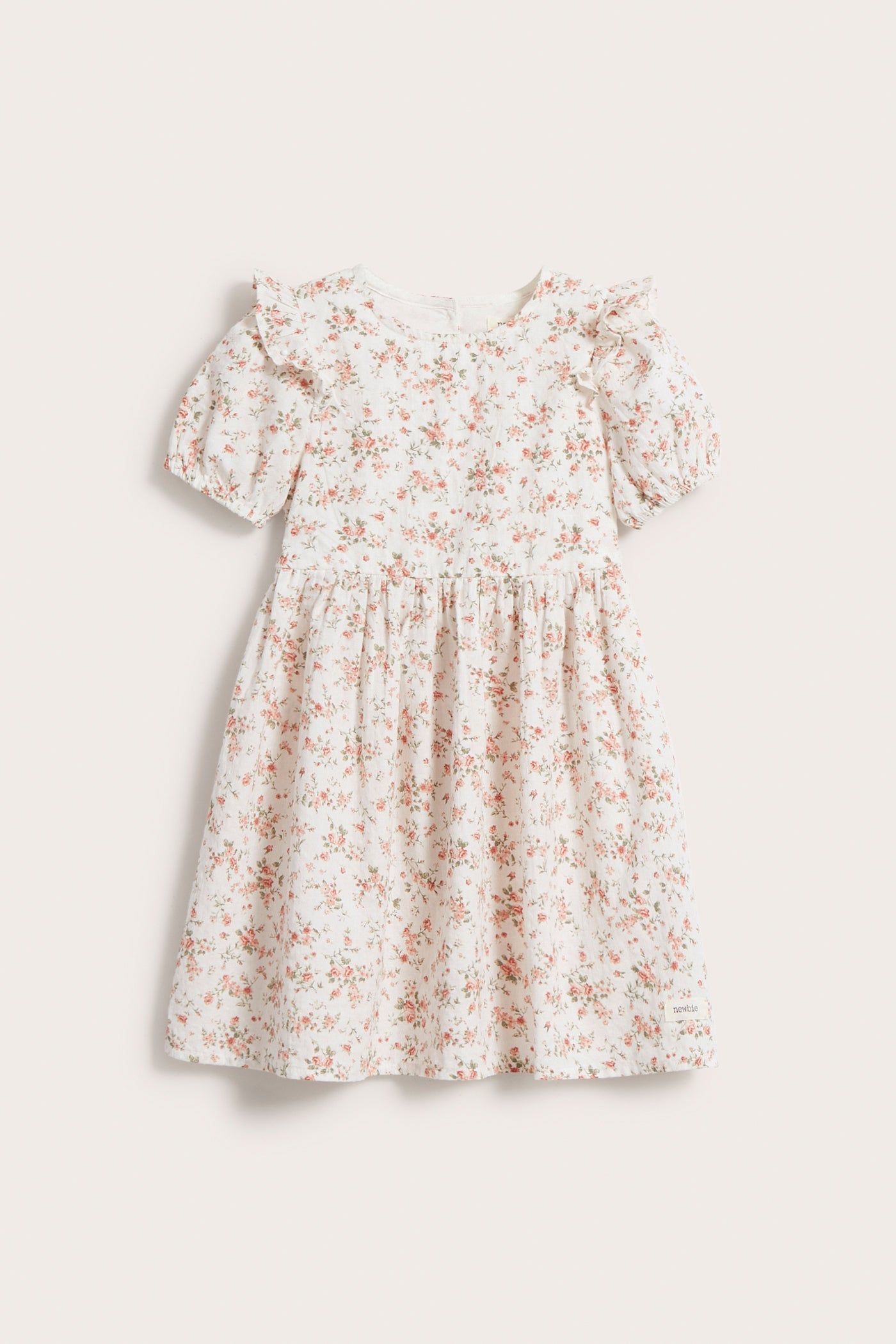 Kids white floral dress