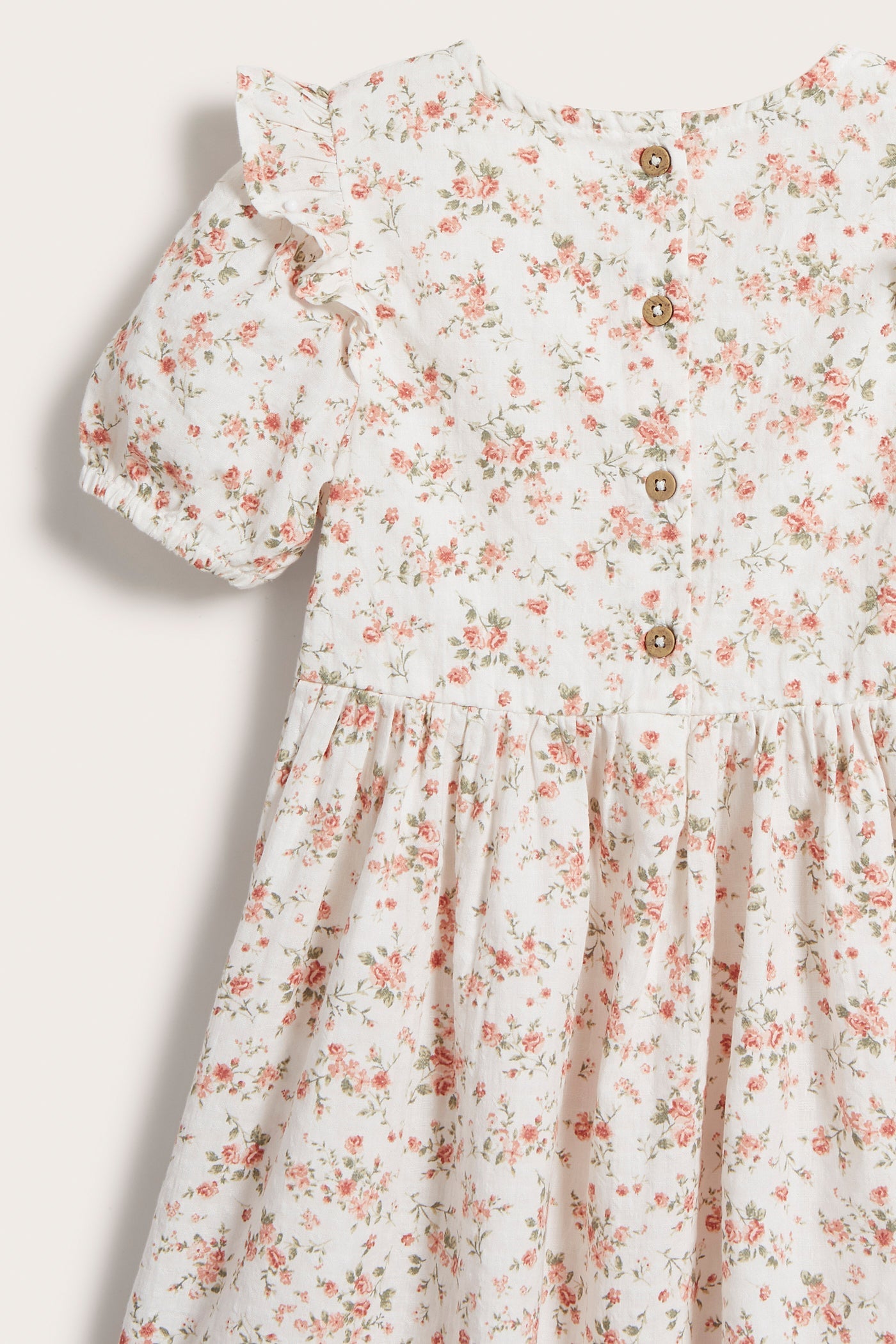 Kids white floral dress