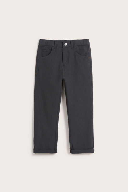 Kids grey 5-pocket pants