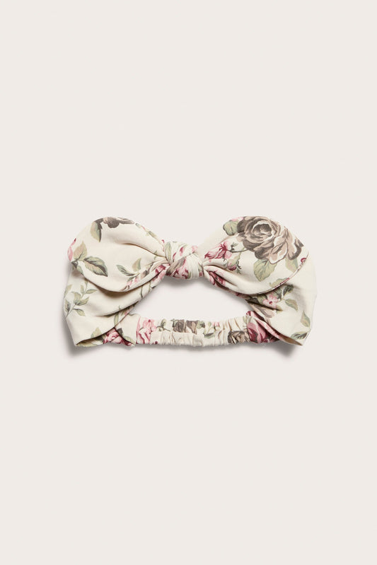 Baby & kids beige floral knot headband