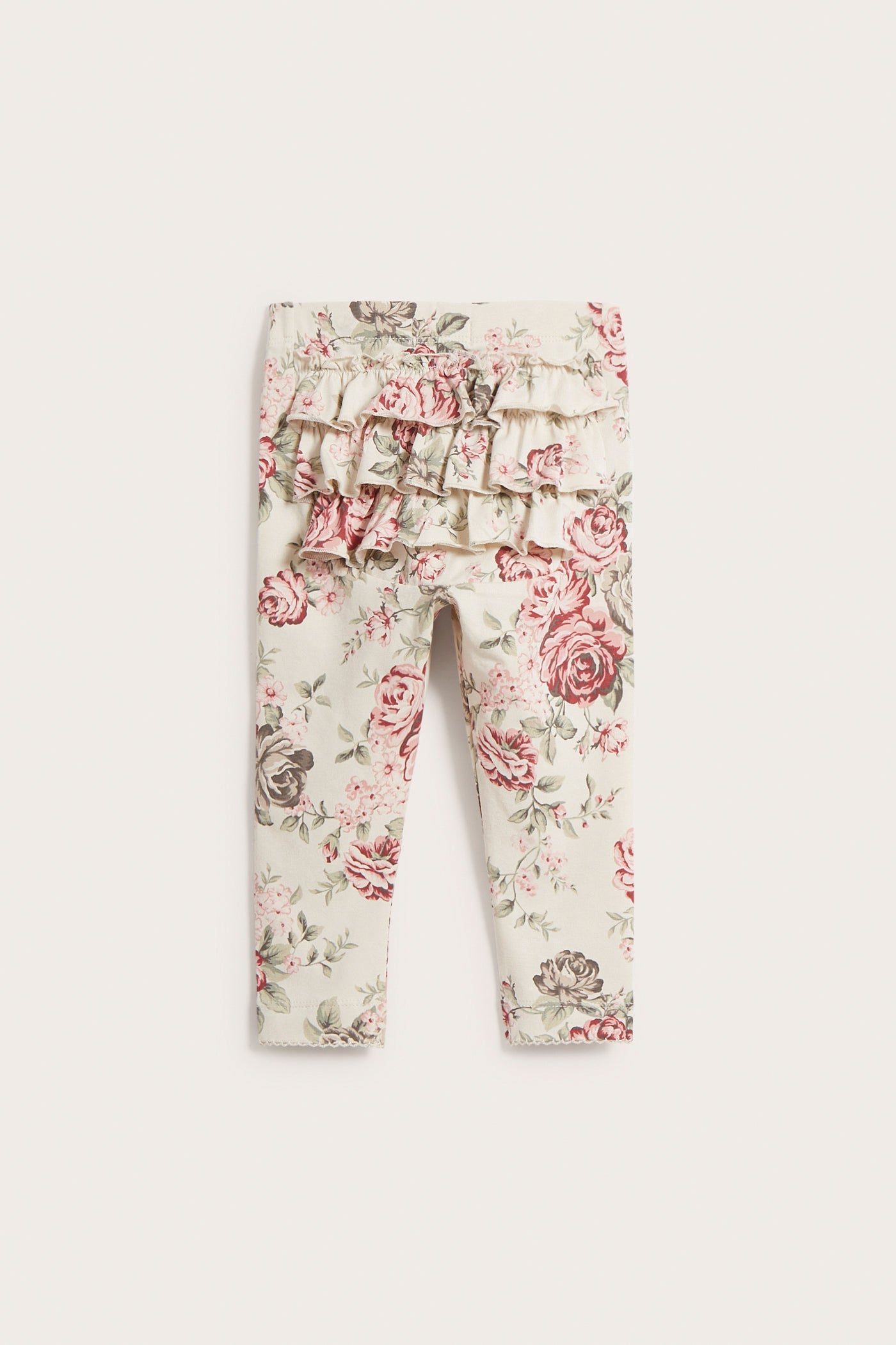 Baby floral ruffle back leggings