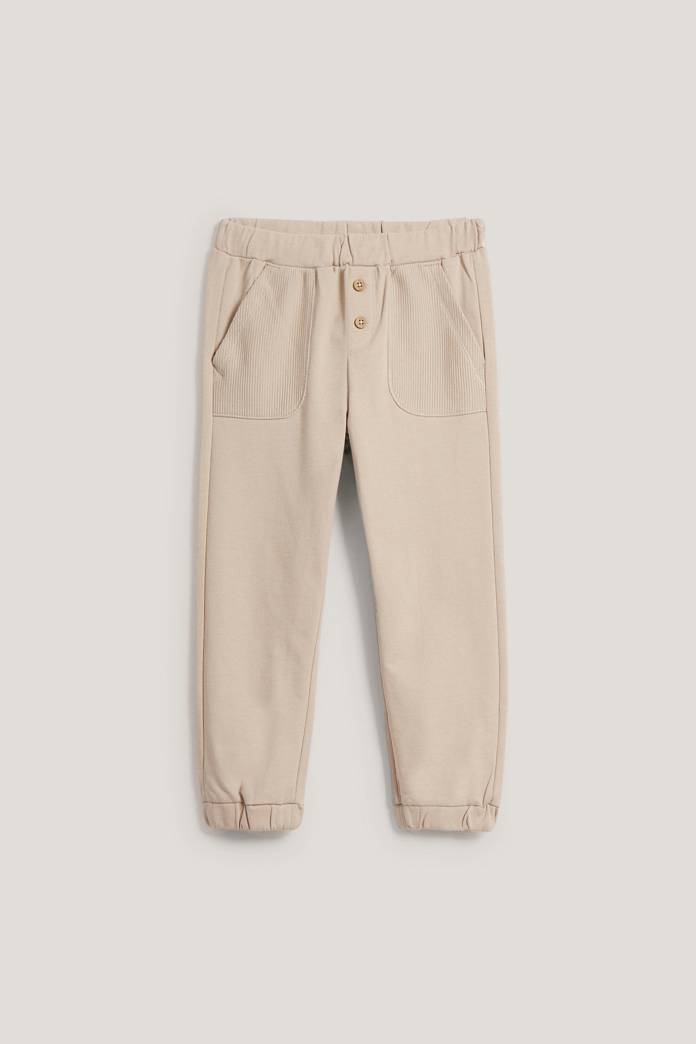 Kids beige jogging pants