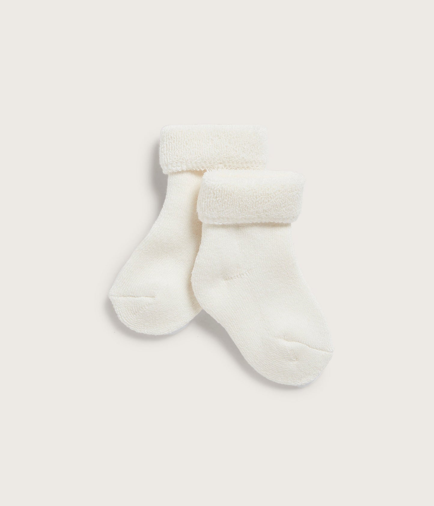 Baby white socks 2pk