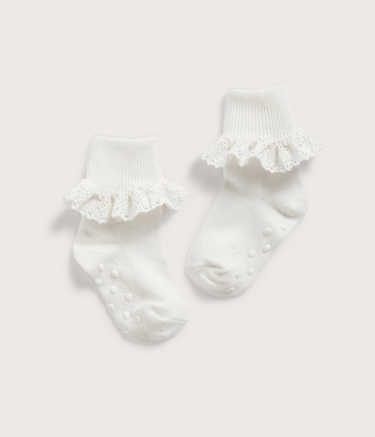 Baby lace socks with frills